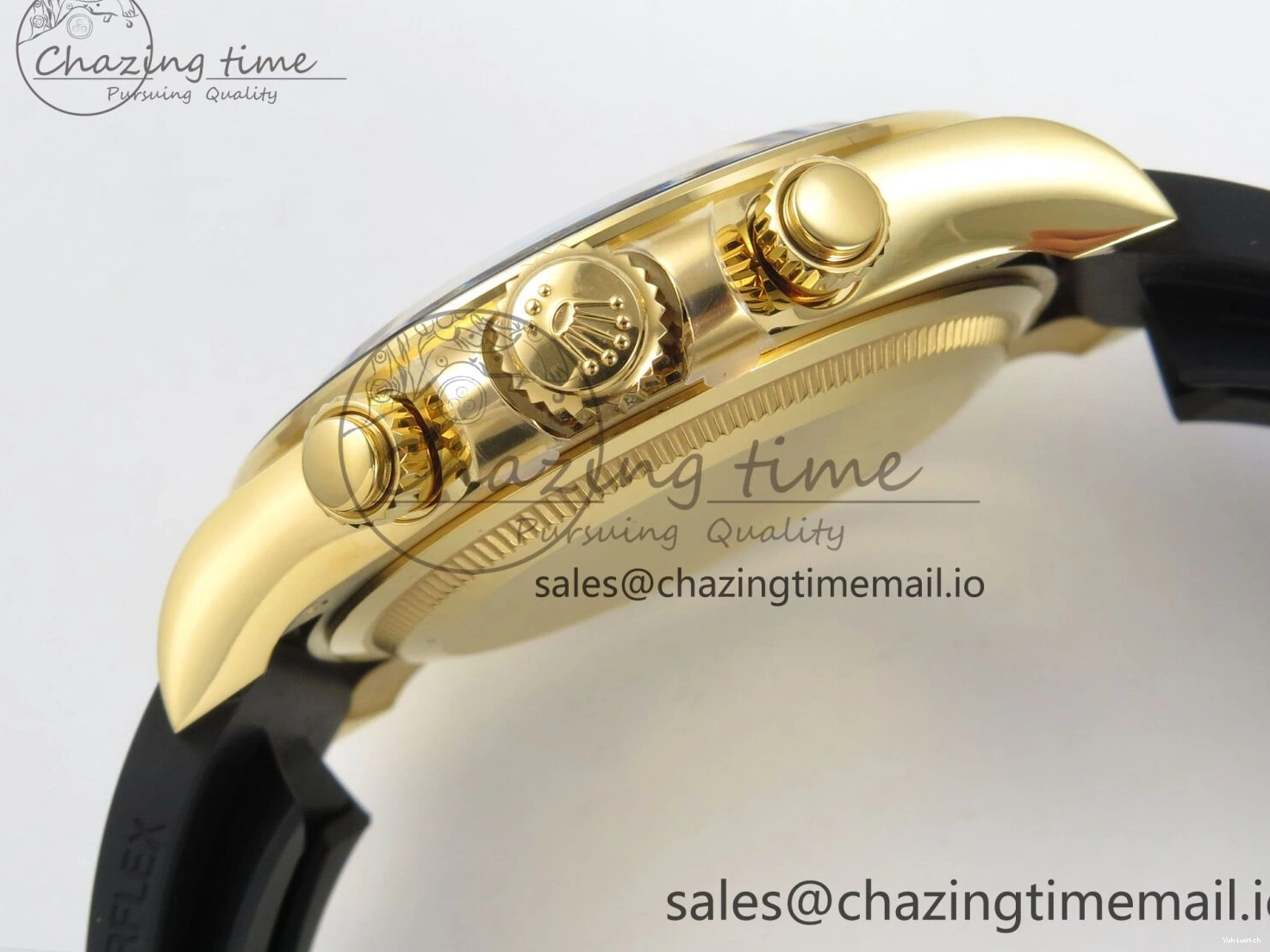 on Dial Daytona 1:1 YG Strap THBF Black SH4131 Edition Best 126518LN Oysterflex 0223